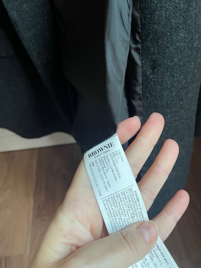 Chaqueta/Abrigo Brownie Gris