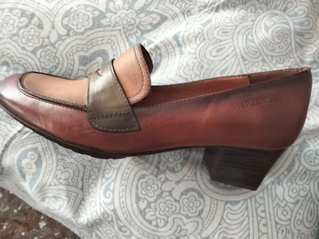 Zapatos Hispanitas Mujer Marrón Beige