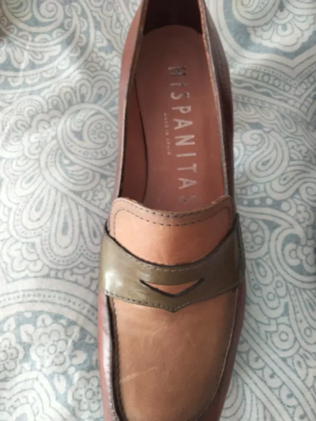 Zapatos Hispanitas Mujer Marrón Beige