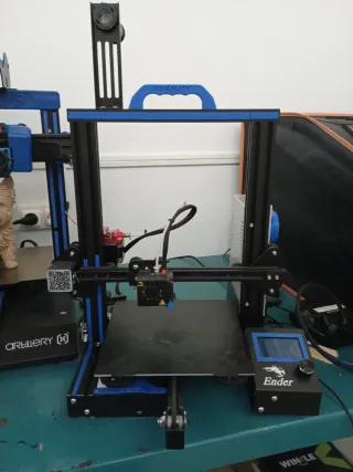 Impresora 3D Creality Ender 3 Negra/Azul
