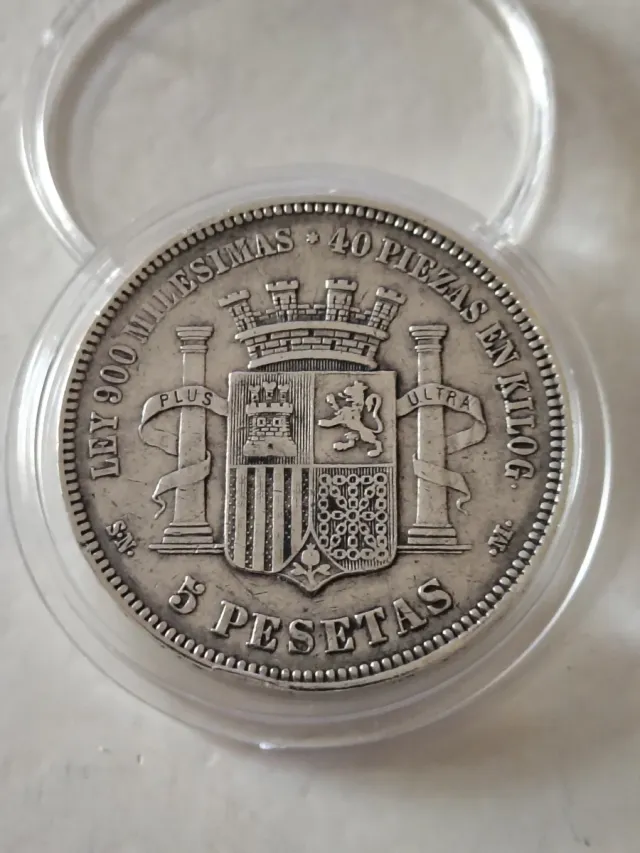 5 Pesetas 1870 España