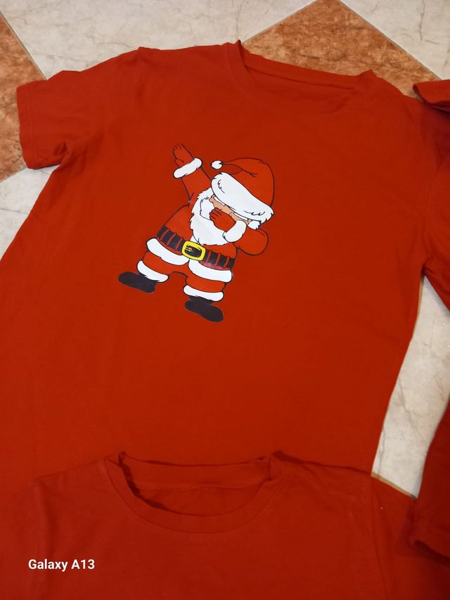Lote Camisetas Navideñas de Papá Noel (Pack 4)