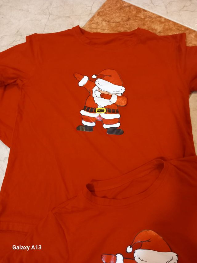 Lote Camisetas Navideñas de Papá Noel (Pack 4)