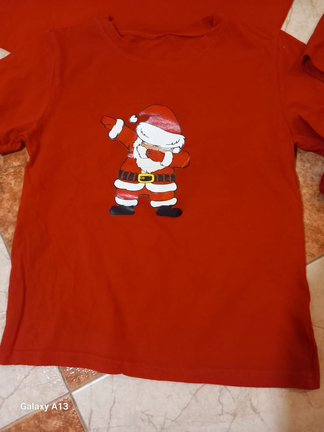 Lote Camisetas Navideñas de Papá Noel (Pack 4)