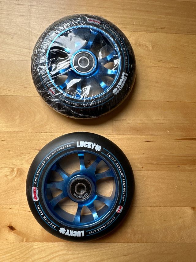 2 Ruedas Lucky 110mm Nuevas
