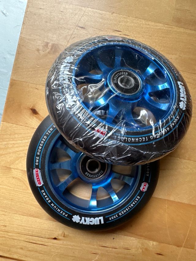 2 Ruedas Lucky 110mm Nuevas