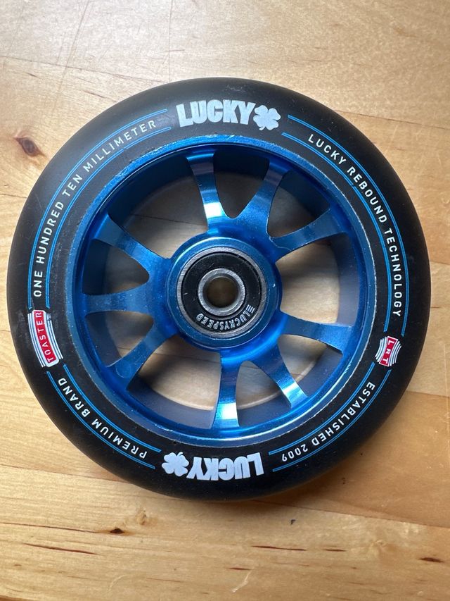 2 Ruedas Lucky 110mm Nuevas