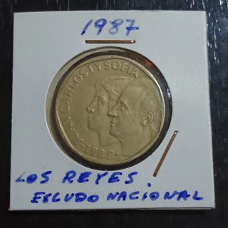 Moneda 500 pts. 1989 Rey Juan Carlos I-Reina Sofía