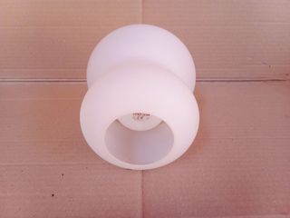 Lampadario vintage forma arachide bianco