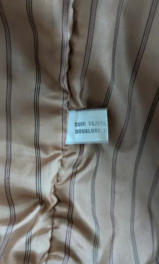 Cazadora Piel Vintage Marrón