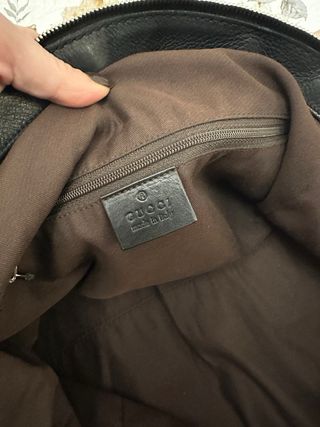 Borsa Gucci Tela Beige/Marrone