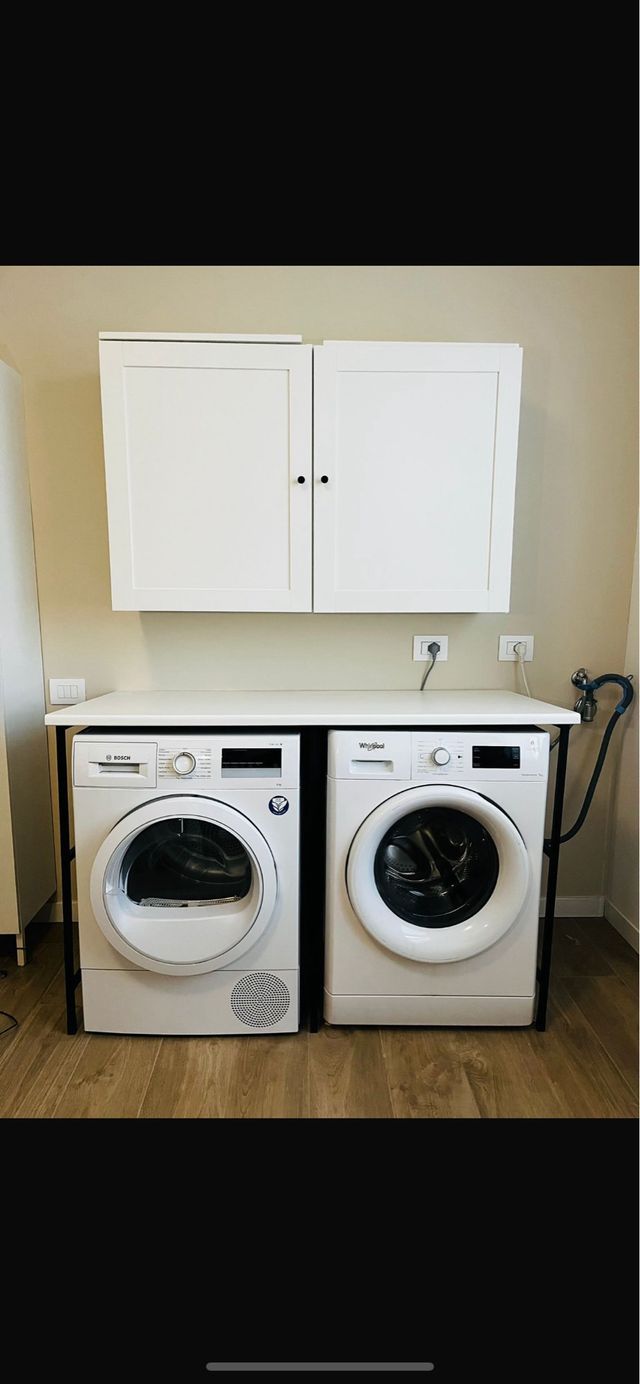 Mobile lavanderia Ikea bianco