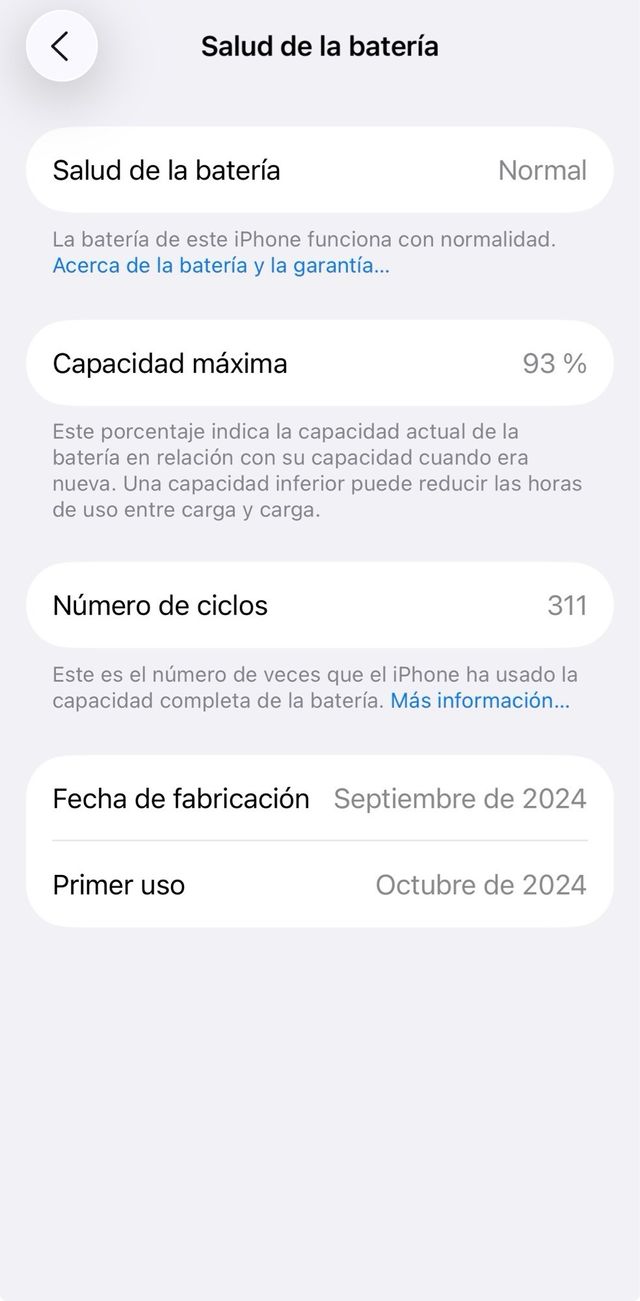 iPhone 16 Negro/Gris