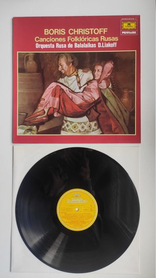 Vinilo Boris Christoff Canciones Folklóricas Rusas
