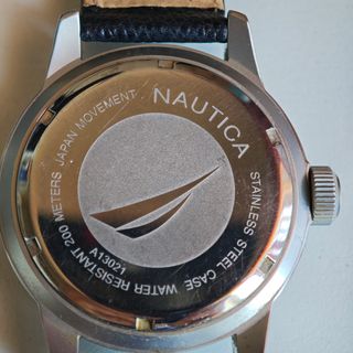 Orologio Nautica Nero e Oro
