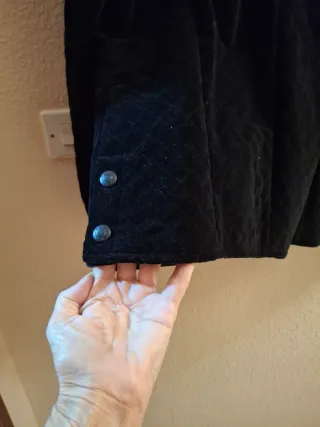 Chaqueta Vintage Terciopelo Negra