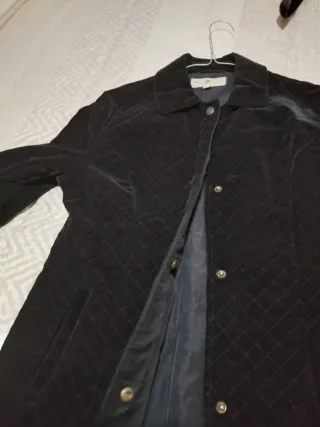 Chaqueta Vintage Terciopelo Negra