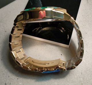 Reloj Diesel Spiked nuevo dorado y verde