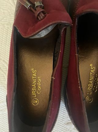 Zapatos URBANITAS Marrón/Rojo Mujer
