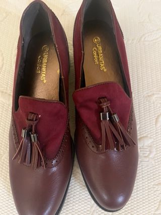 Zapatos URBANITAS Marrón/Rojo Mujer