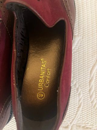 Zapatos URBANITAS Marrón/Rojo Mujer