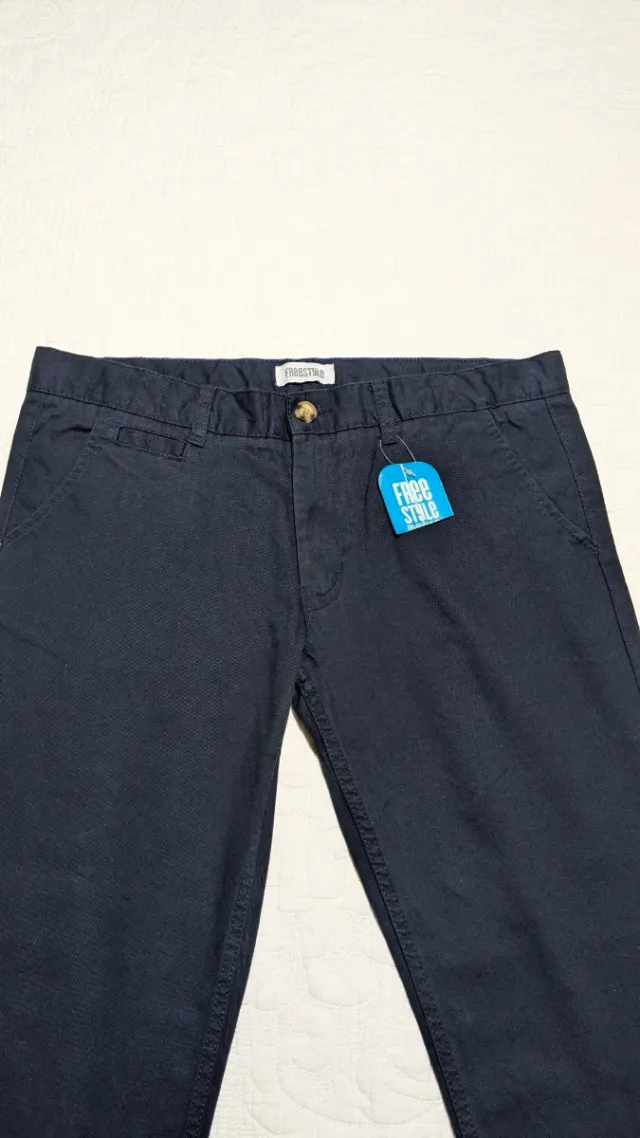 Pantalón chino El Corte Inglés marino