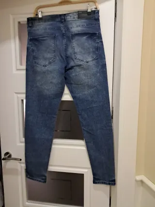 Chaqueta deportiva hombre gris Pantalón vaquero