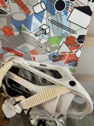 Tabla Snowboard con Fijaciones y Botas