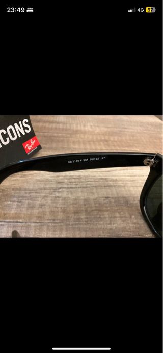 Gafas de sol Ray-Ban negras