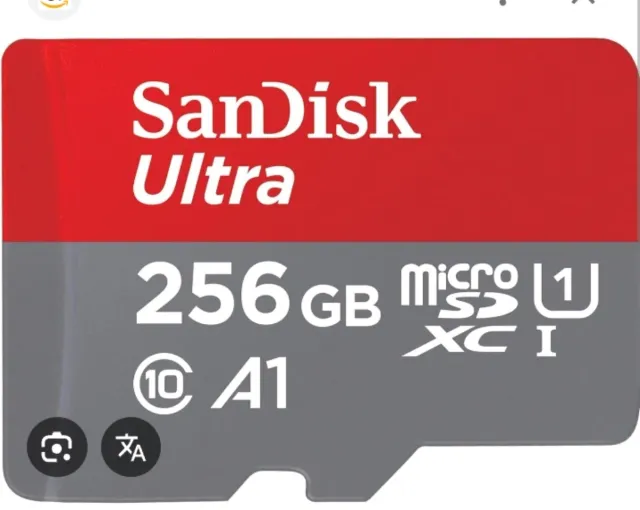 Tarjeta mig y sd 256gb