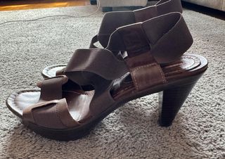 Sandalias de tacón Weekend marrones talla 40