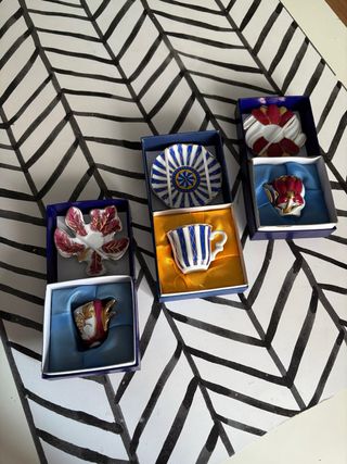 Miniaturas Tazas y Platos Cerámica