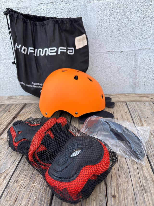 Juego de protecciones para skate niño 5-8años