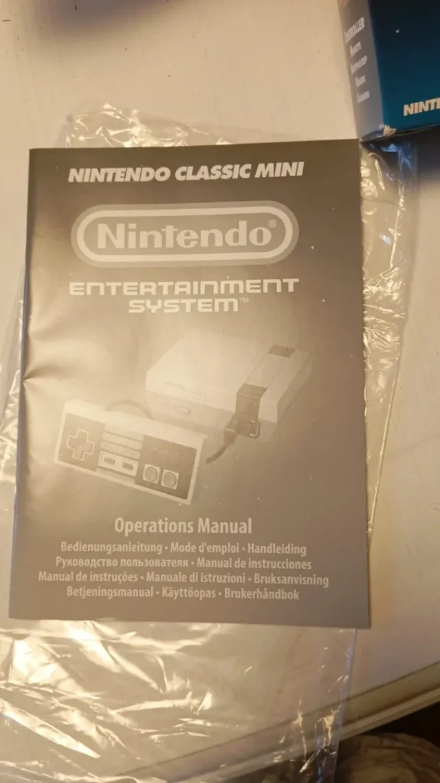 Nintendo Classic Mini: Manual Operaciones