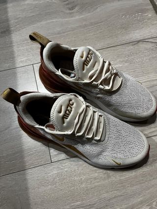 Zapatillas Nike Air Max 270 Mujer Beige/Dorado