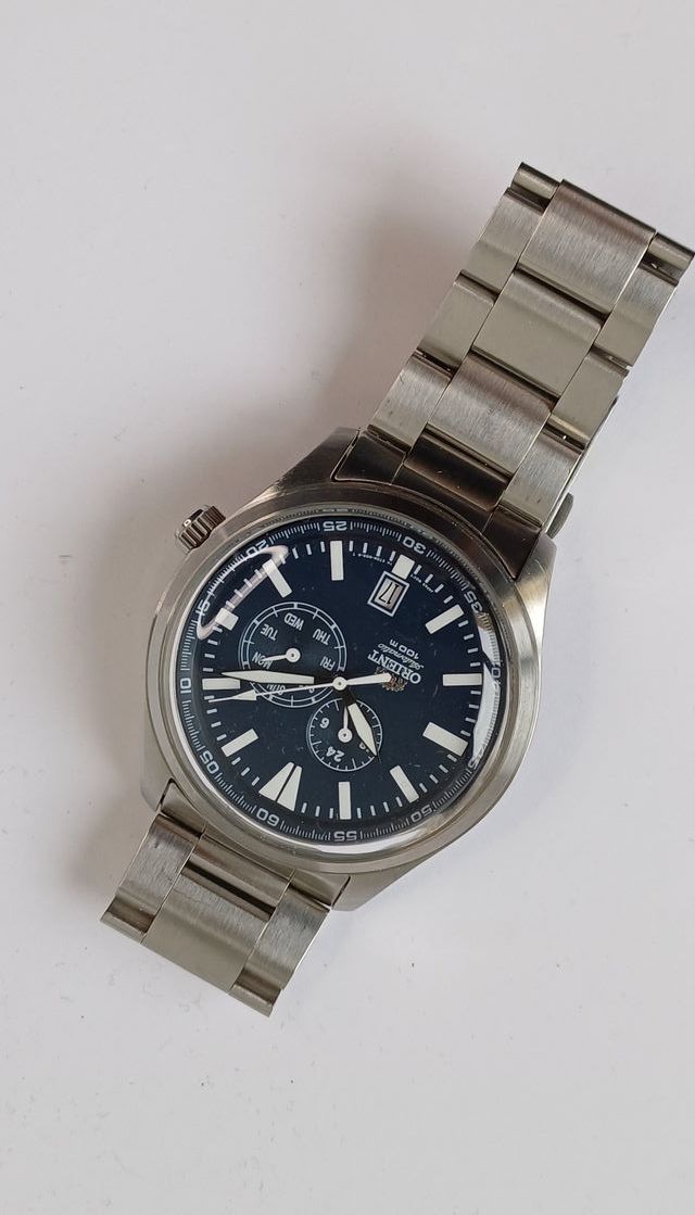 Reloj Orient FET0N001D0 Azul y Plateado