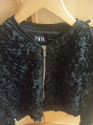 Chaqueta Zara Negra Mujer