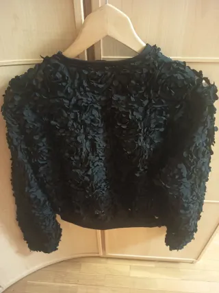 Chaqueta Zara Negra Mujer