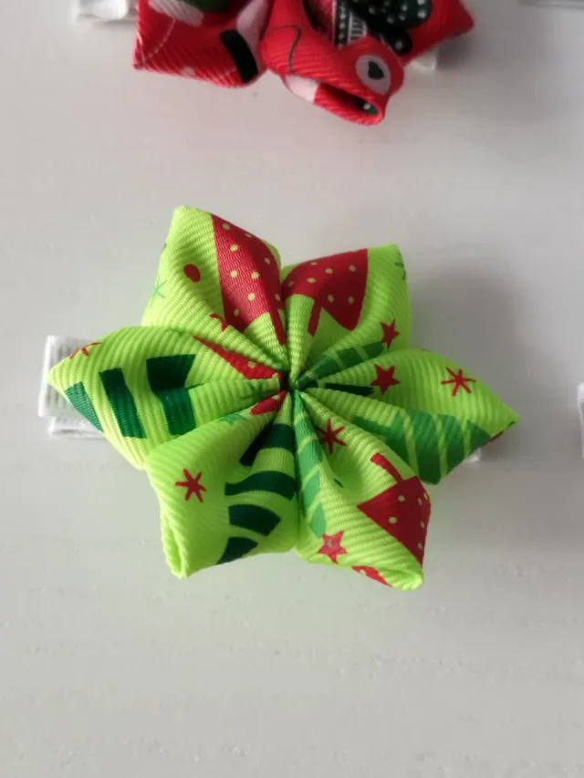 Pinzas para el pelo con diseño navideño