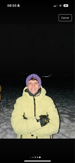 Chaqueta de esquí para bajas temperaturas