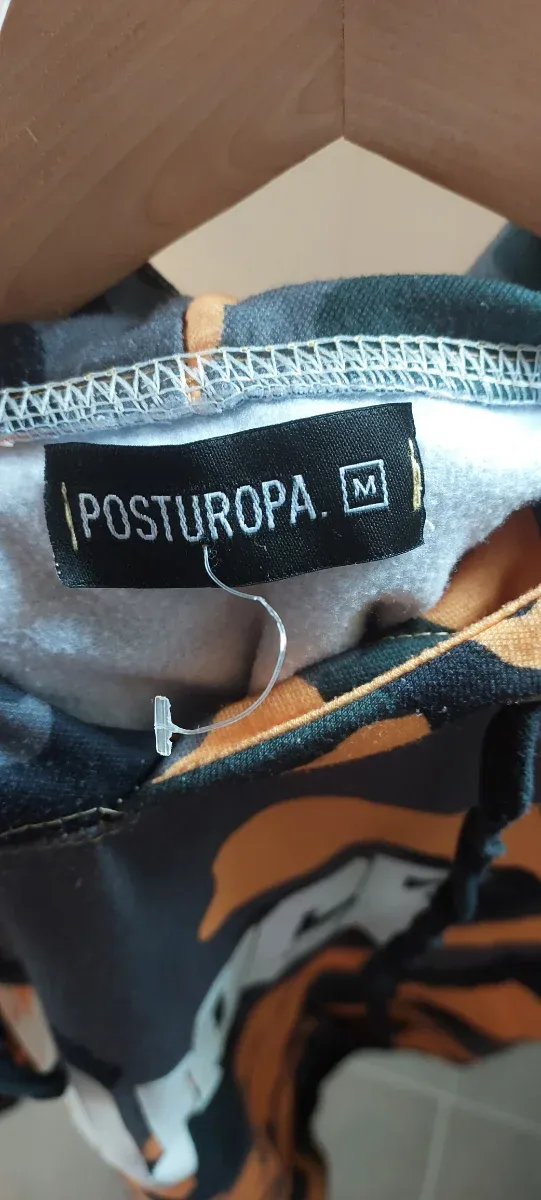 Sudadera Savage Camuflaje Naranja y Negra