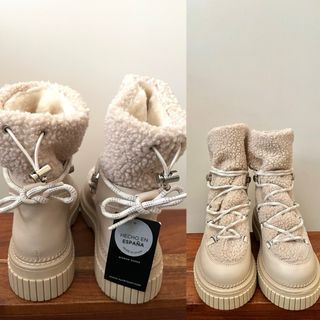 Botines Alpe esquiador piel y borreguito 37 grande