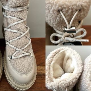 Botines Alpe esquiador piel y borreguito 37 grande