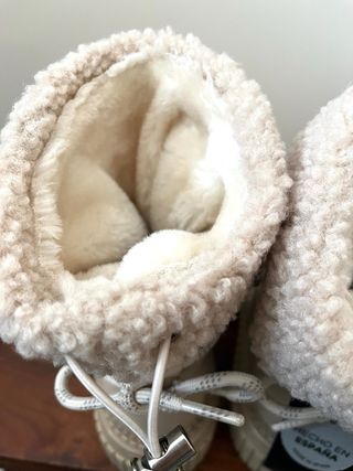 Botines Alpe esquiador piel y borreguito 37 grande