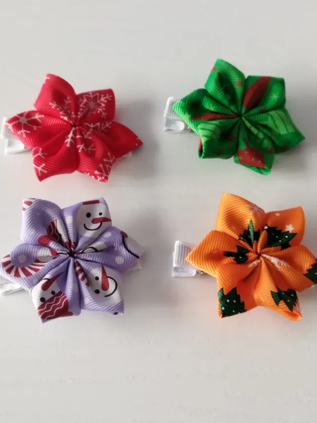 Pinzas para el pelo de Navidad