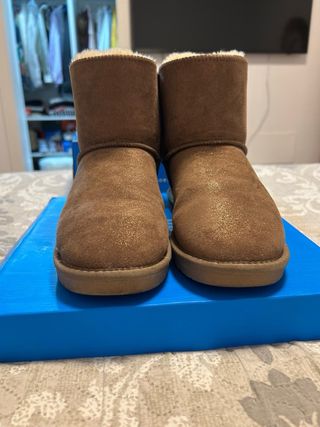 Botas Mustang Marrones con Lazos solo 2 puestas