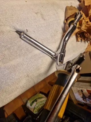 Manubrio Bici d'Epoca Cromato, marca VARESE