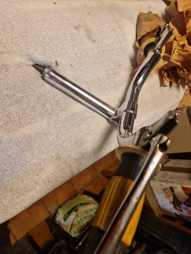 Manubrio Bici d'Epoca Cromato, marca VARESE