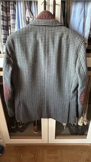 Chaqueta Macson cuadros marrón T.50