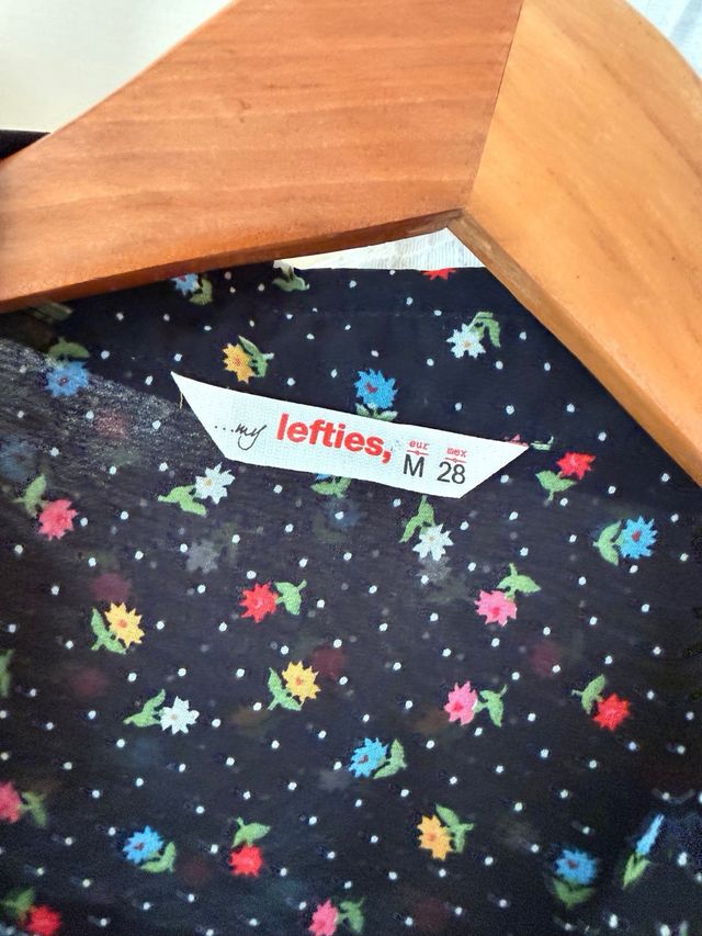 Camisa de tull con estampado floral